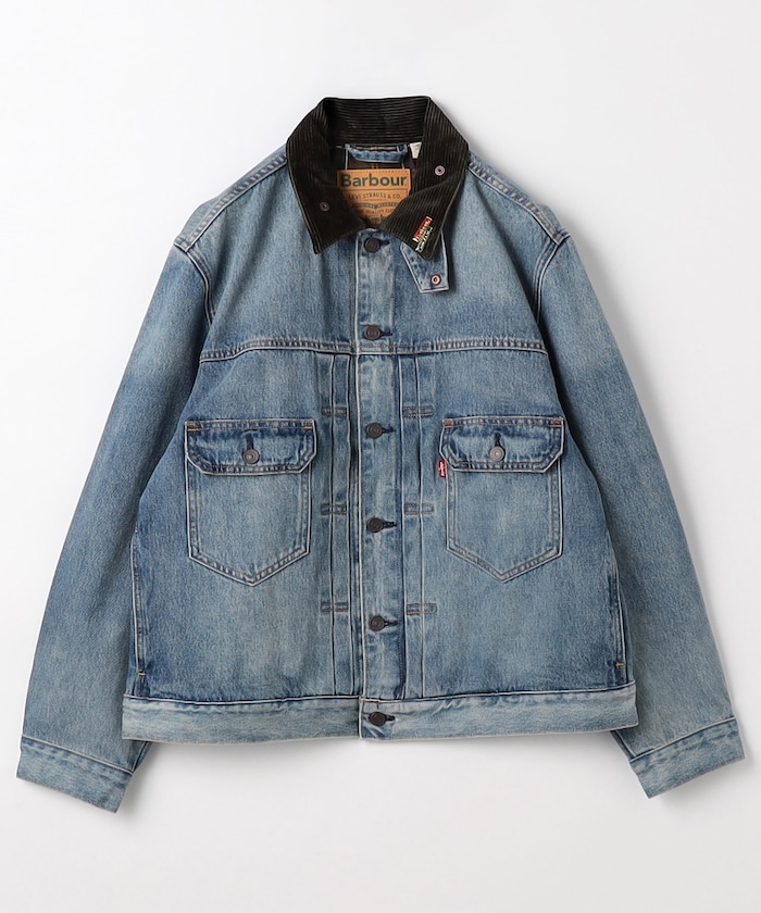 Levi's × Barbour type ii denim jacket