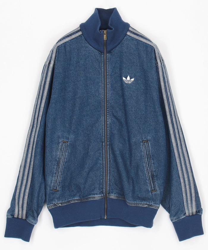 FIREBIRD ADICOLOR DENIM TRACK TOP  - Medium Vintage Denim