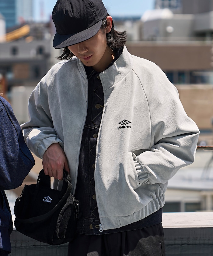 umbro × FREAK'S STORE 別注 ブラッシュド スタンドカラー ブルゾン