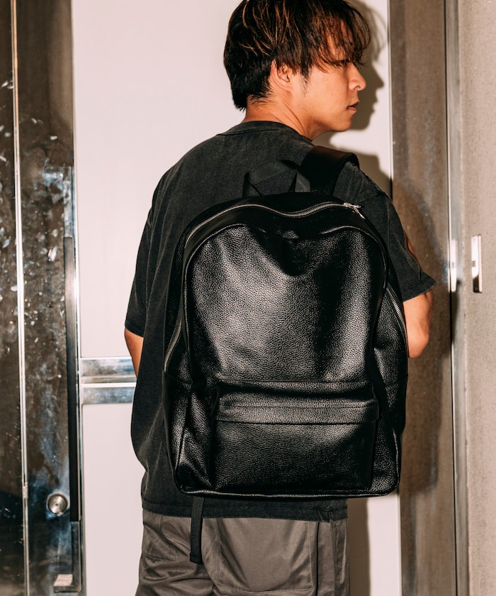 【12月12日12:00~12月15日23:59抽選販売】SNAKDNSCOW LEATHER BACKPACK