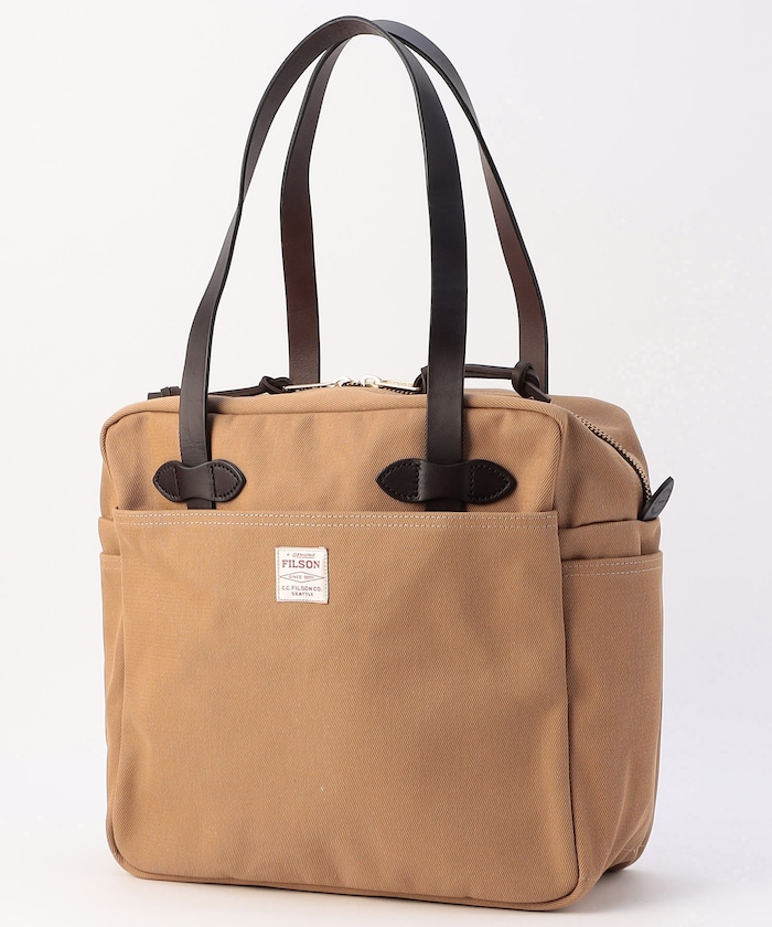 Rugged Twill Zipper Tote Bag