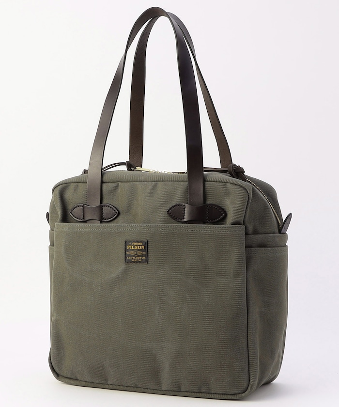Rugged Twill Zipper Tote Bag
