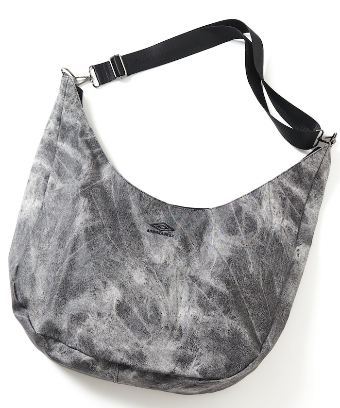 別注 LEATHERETTE Print Round Shoulder Bag