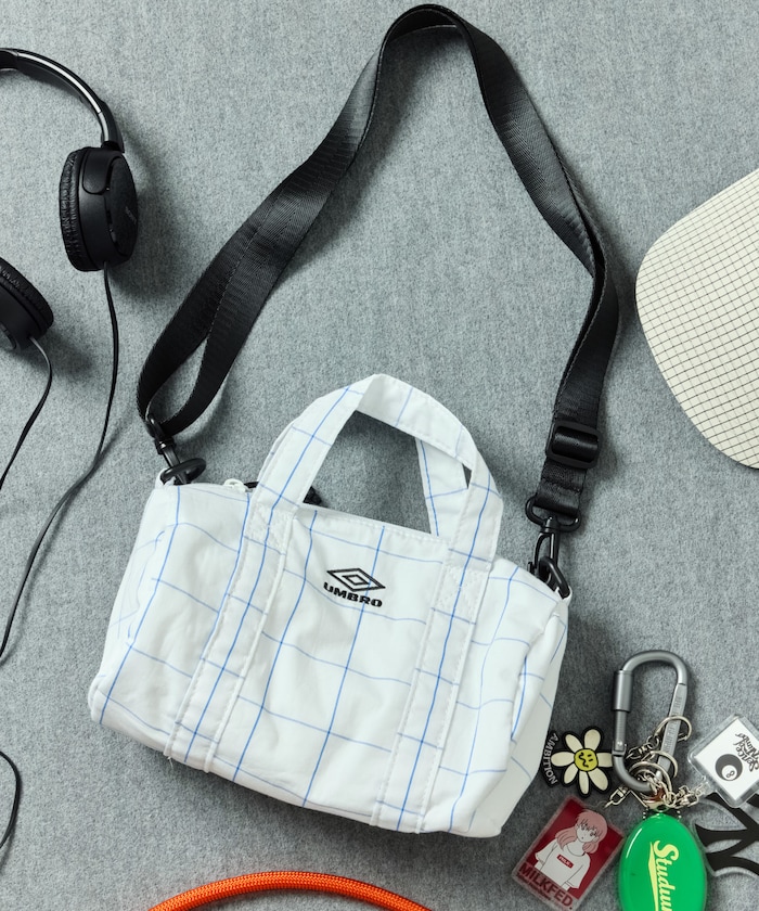 別注 Boston Mini Bag Check&Stripe