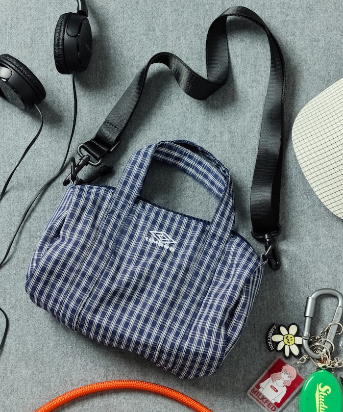 別注 Boston Mini Bag Check&Stripe