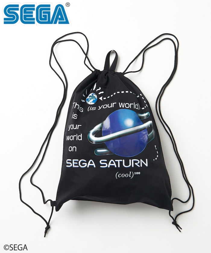 別注 SEGA SATURN/セガサターン ロゴ ナップサック
