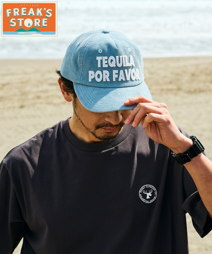 FREAK'S STORE for BEACH & FES サマーコーデュロイ フェルトロゴ キャップ