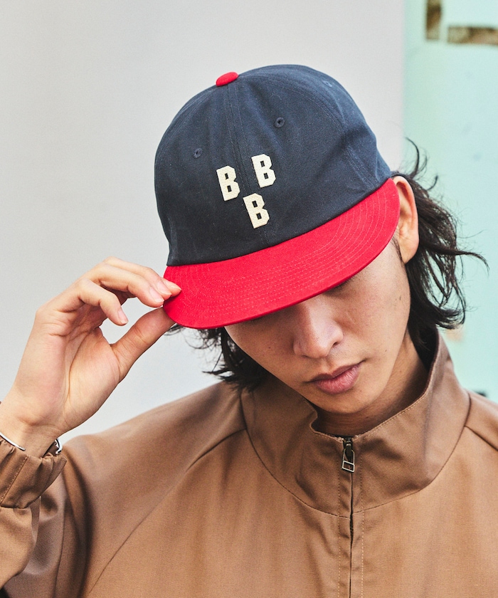 別注 フェルト ロゴ ツイルキャップ