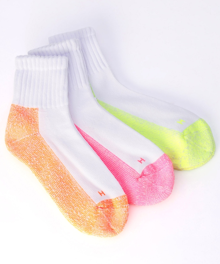 シンカー 足底カラー クォーターソックス(25.0-27.0cm対応)