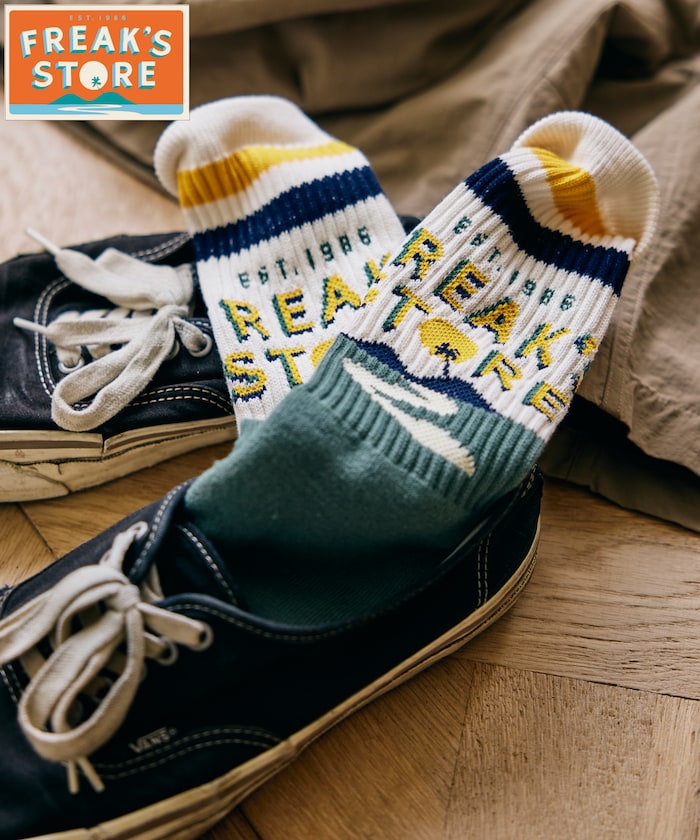 FREAK'S STORE for BEACH & FES ジャカード チューブソックス