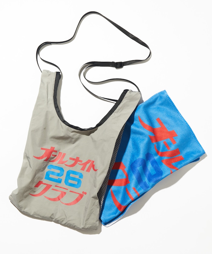 別注 オールナイト26クラブ メッシュバッグ タオルセット