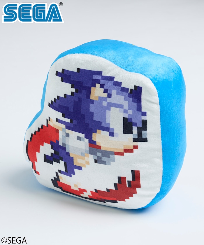 別注 SONIC THE HEDGEHOG /ソニック・ザ・ヘッジホッグ ピクセル スタンド クッション
