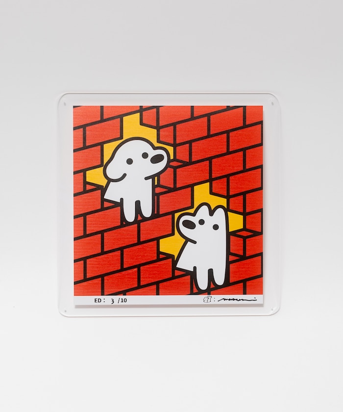 アクリルアート やっほ 30×30