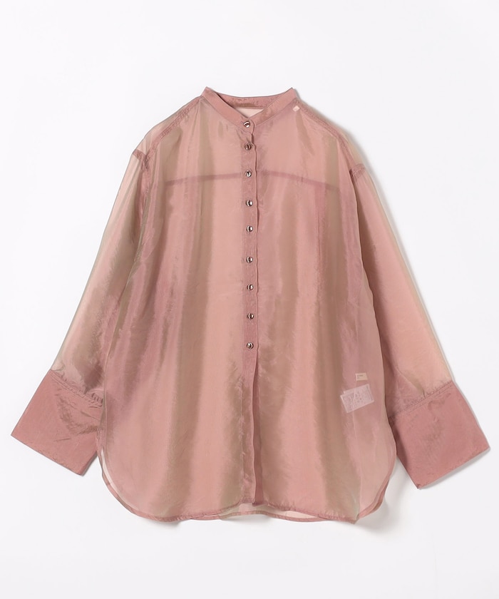 FREAK'S STOREのシャイニー シアーワッシャーシャツ