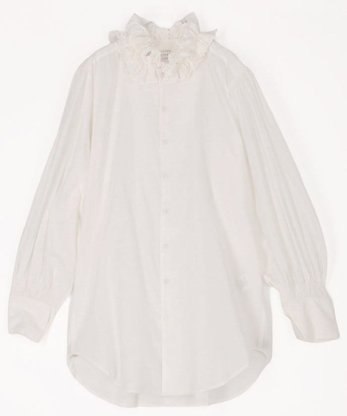 cotton frill coller shirts
