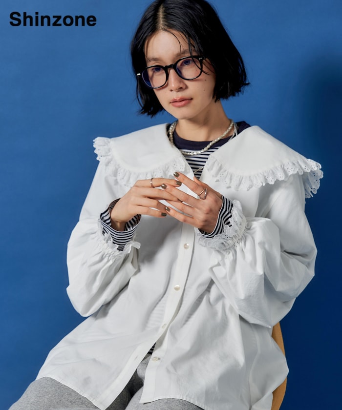別注 FRILL BLOUSE