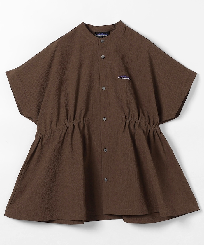 WAIST DRAWCODE SHIRT SEERSUCKER