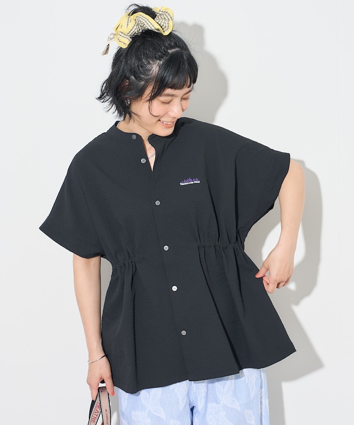 THOUSAND MILE/WAIST DRAWCODE SHIRT SEERSUCKER｜Daytona Park