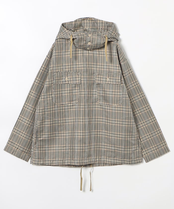 ベージュ:KhakiPlaidPolyesterCloth