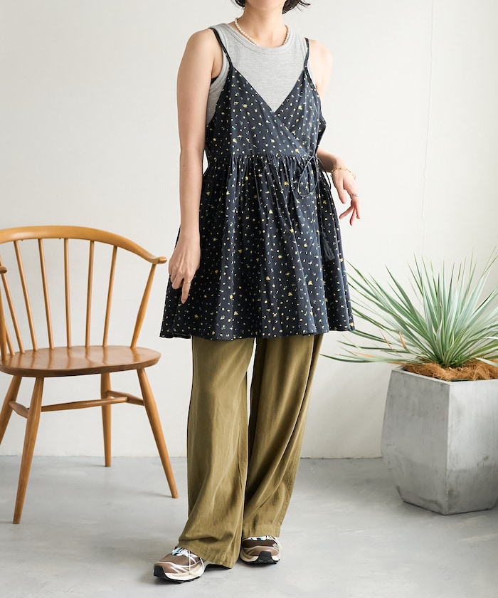 プリント/柄：FLOWER