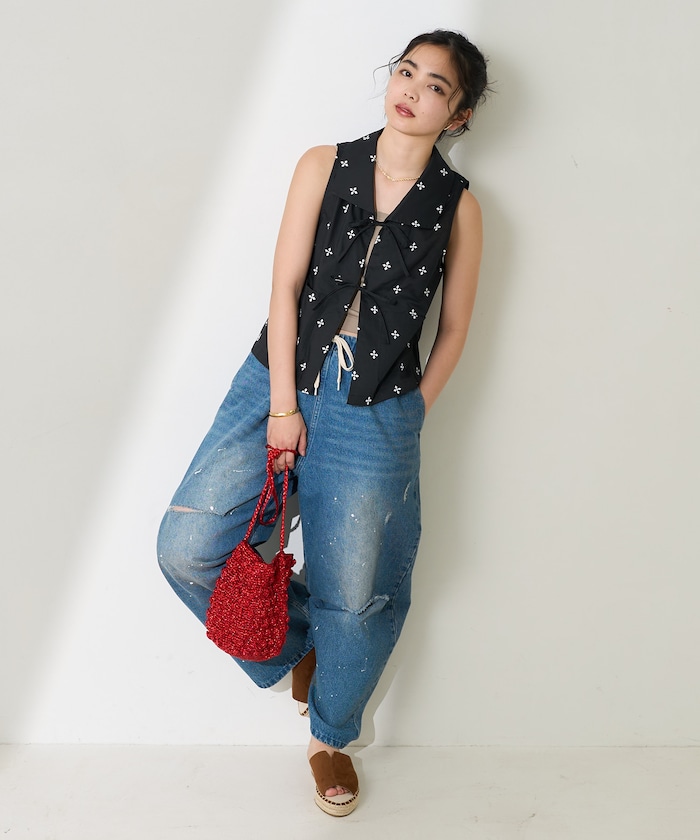 FREAK'S STORE（フリークスストア）の「リボン付きベスト