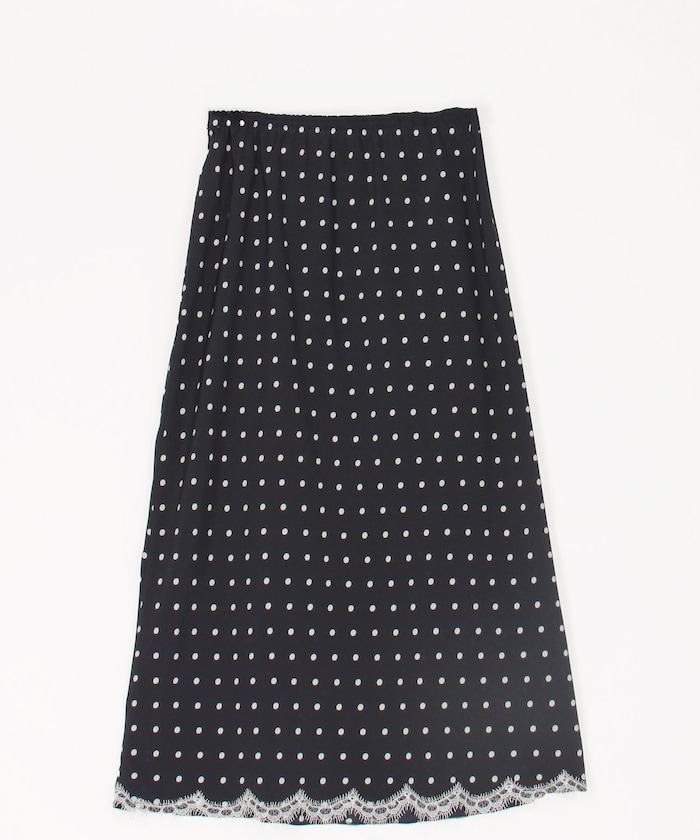 POLKA DOT LEAVERS LACE SKIRT