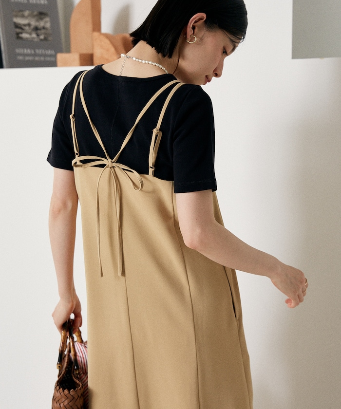 【FREAK'S STORE】 機能素材キャミソールワンピース female 【FREAK'S STORE】 機能素材キャミソールワンピース female