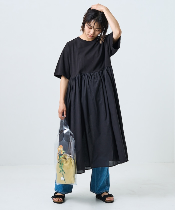 FREAK'S STOREの切替ギャザーワンピース