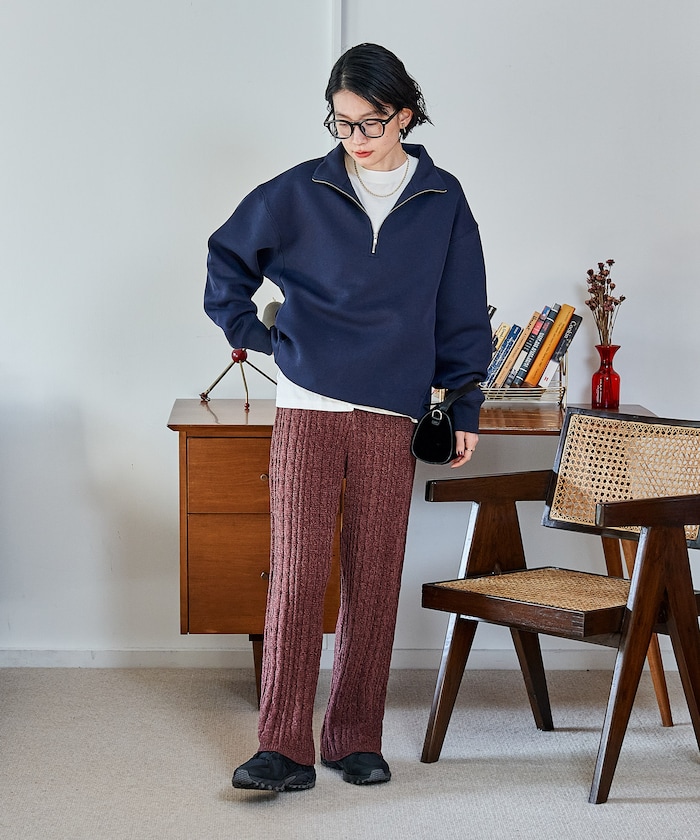 トップスの着回しコーディネート。ボトムス（品番：1142248903836 ）は別売りです