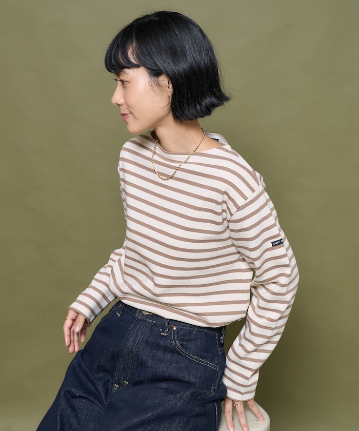 ネイビー：ECRU/MARINE