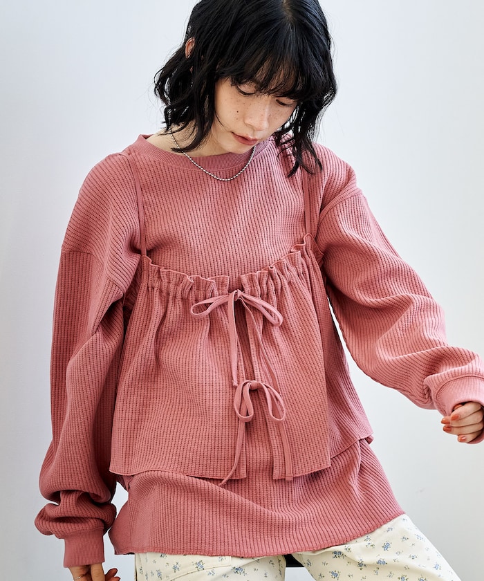 【セットアイテム】ワッフル ロンTビスチェセット