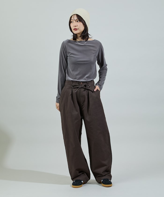 DimMoire】ベロアジャージトップス [BK] DimMoire ディムモアール