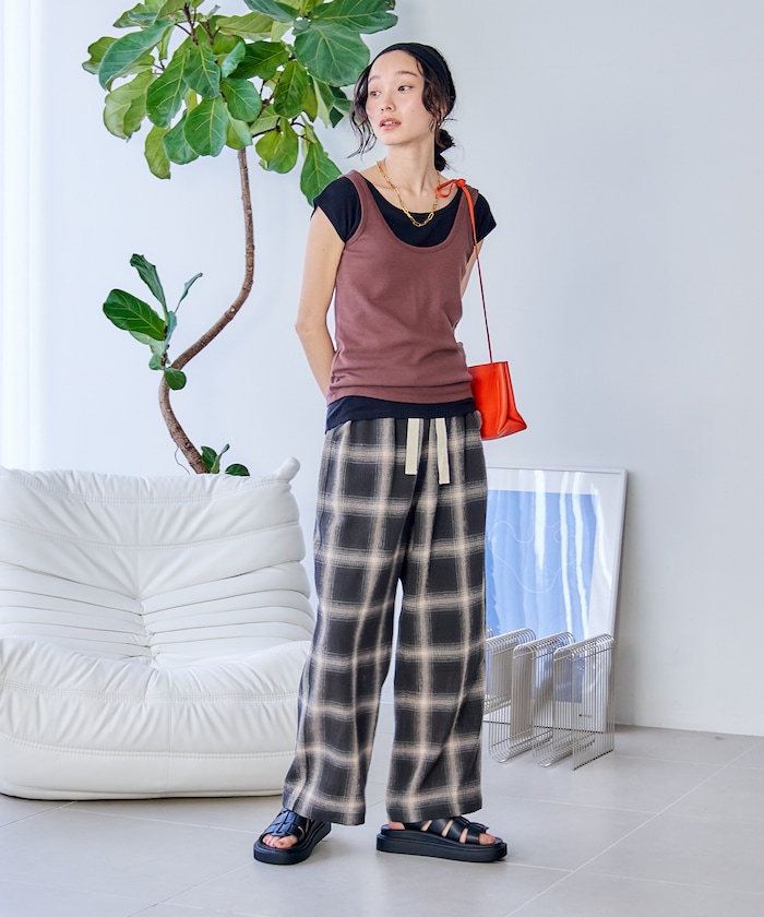 チャコールグレー：ﾌﾞﾗｳﾝ×ﾌﾞﾗｯｸ