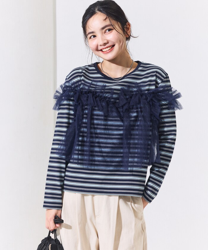 FREAK'S STOREのチュールビスチェ ドッキングロンT