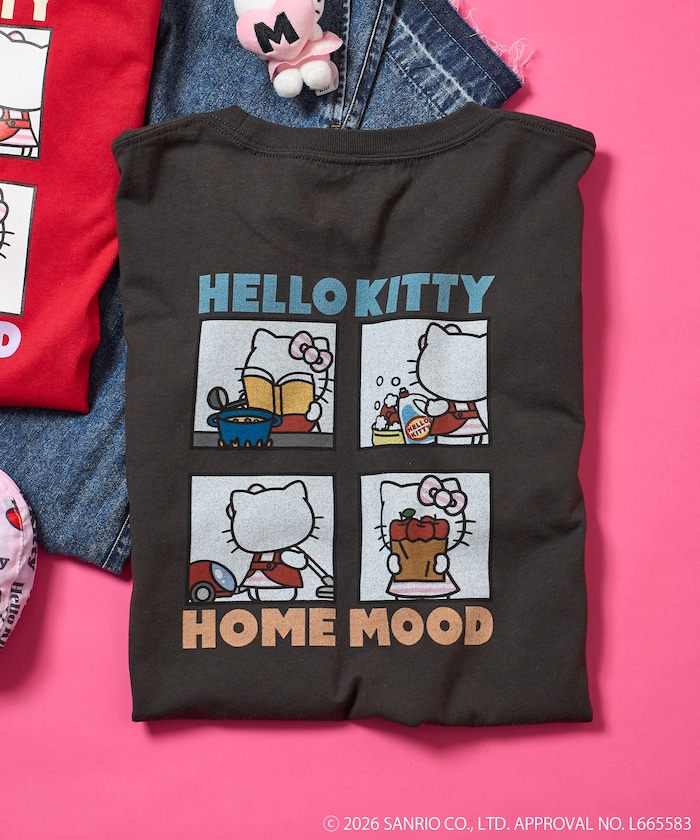 【3月19日12:00～販売開始】”HELLO KITTY” HOME MOOD ロンT/ハローキティ