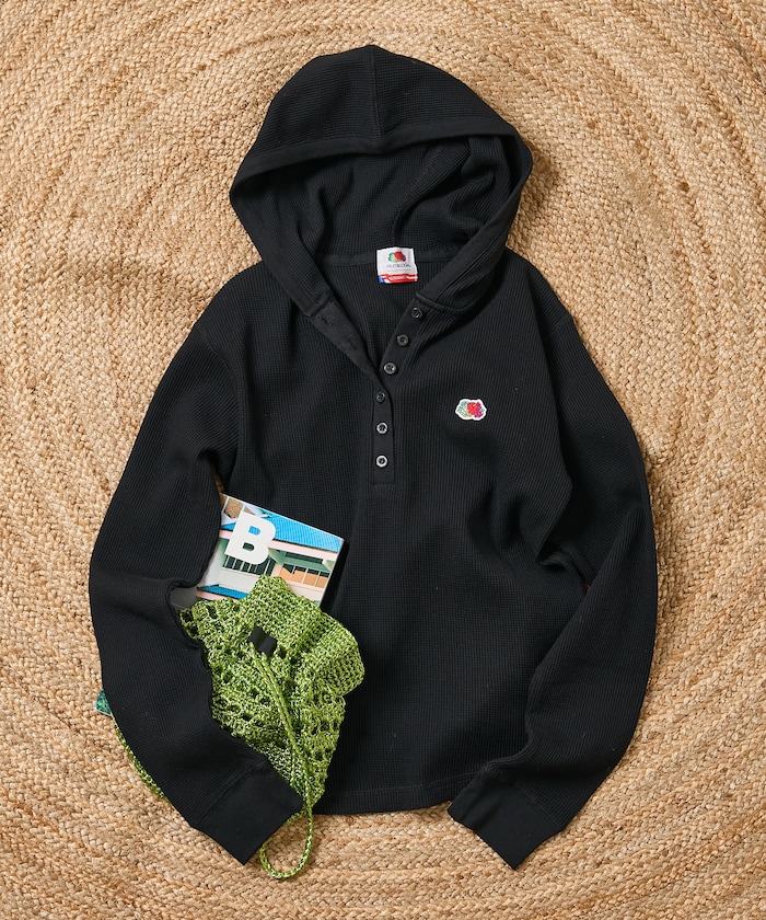 別注 ワッフルヘンリーパーカー