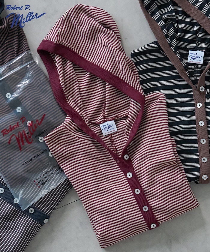別注 Panel Rib Hoodie Cardigan