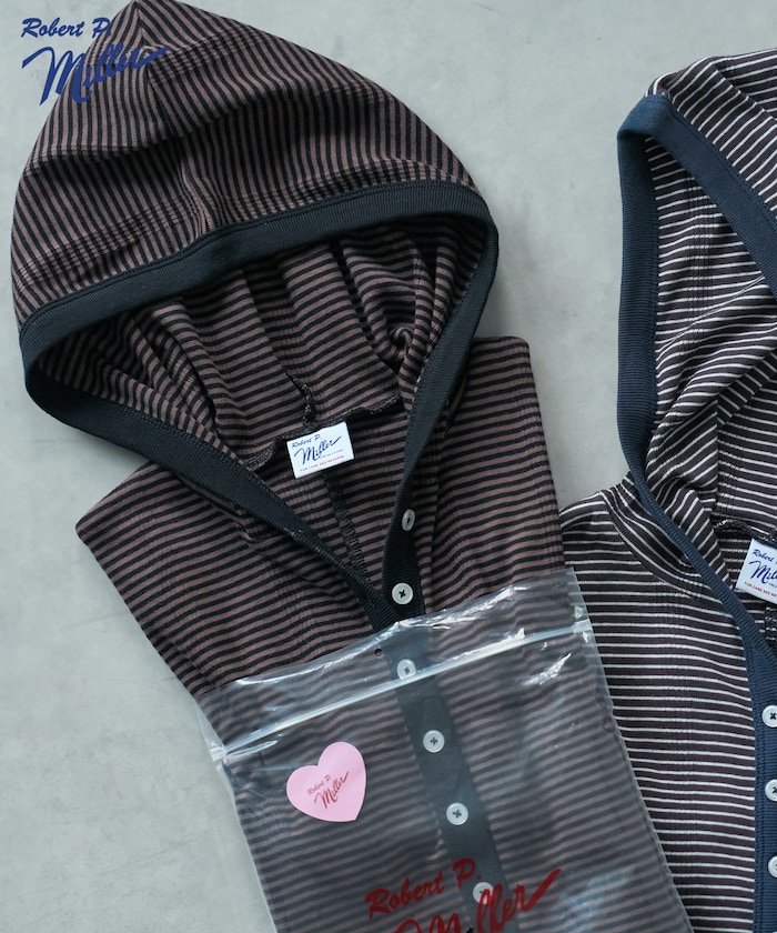 別注 Panel Rib Hoodie Cardigan