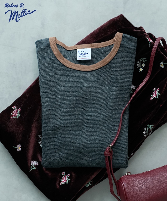 別注 Panel Rib LongSleeve T-shirt