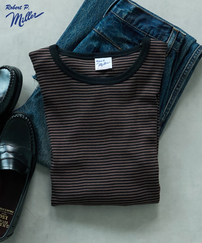 別注 Panel Rib LongSleeve T-shirt