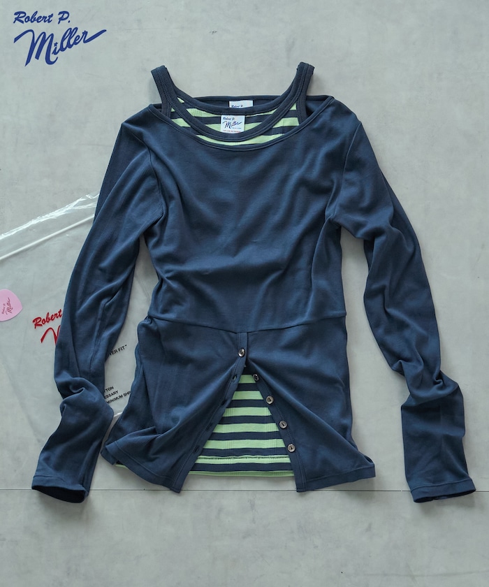 別注 Light Panel Rib layerPullover TankSET