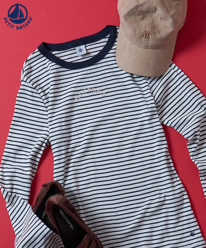 別注 ミニロゴ刺繍 ロングスリーブTシャツ
