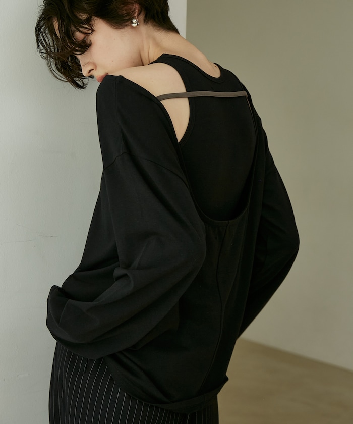 別注 2WAYタンクトップ バックオープンTシャツセット