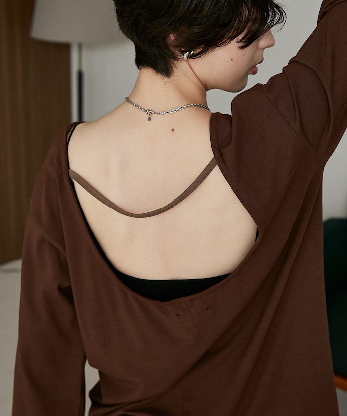 別注 2WAYタンクトップ バックオープンTシャツセット