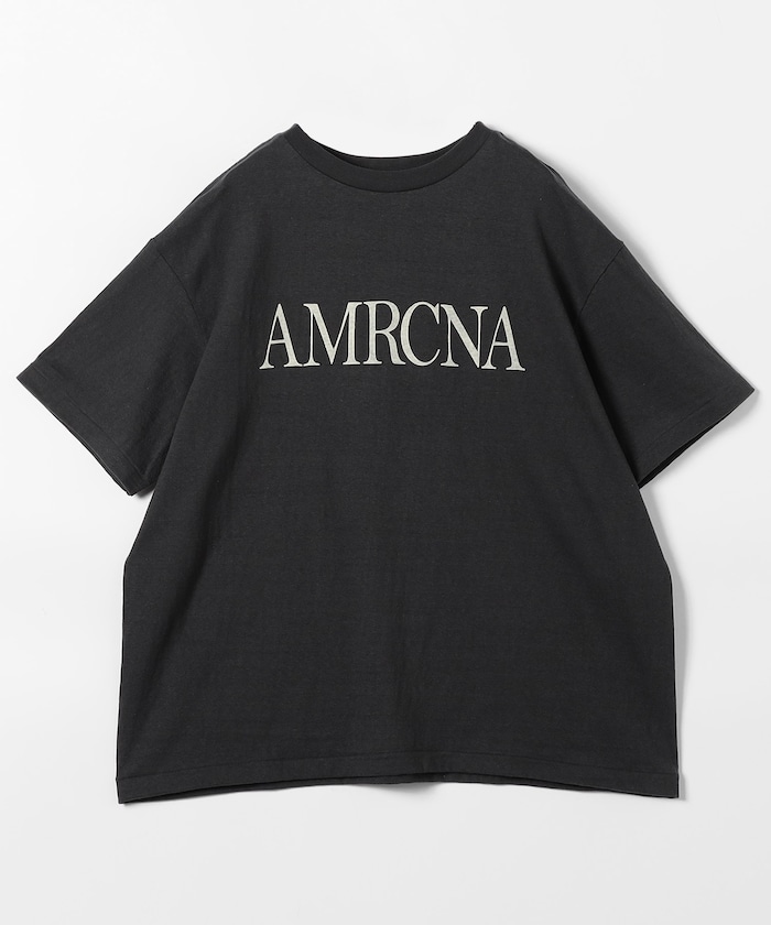 ラフィー丸胴　プリントT