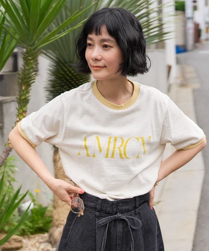 Americana/クロップド リンガーTシャツ｜Daytona Park(FREAK'S STORE