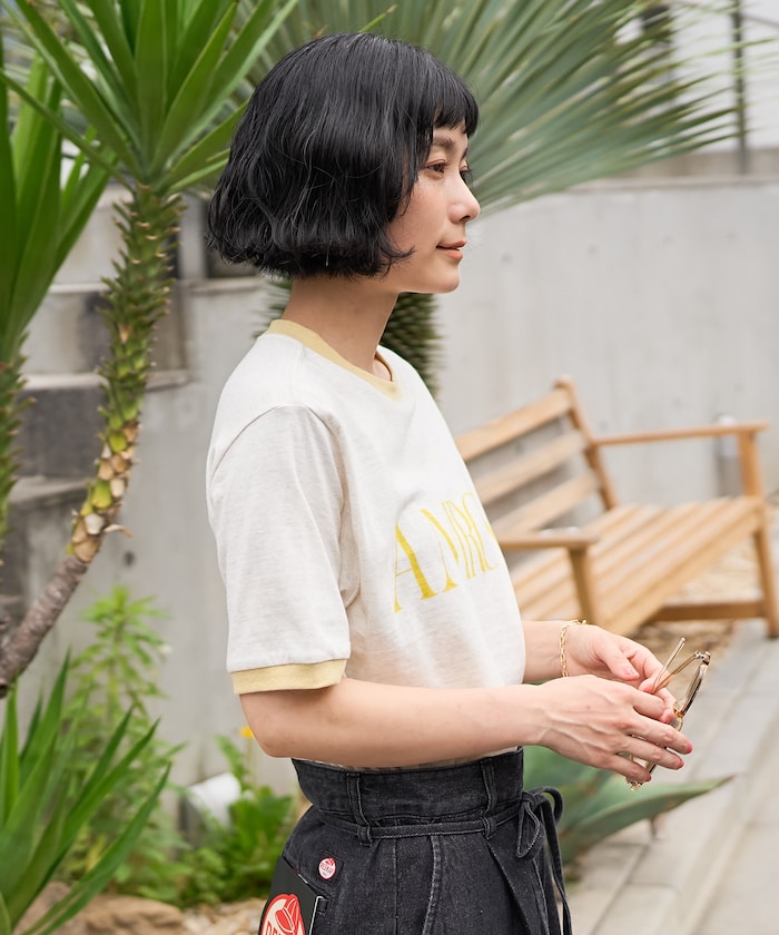 Americana/クロップド リンガーTシャツ｜Daytona Park(FREAK'S STORE