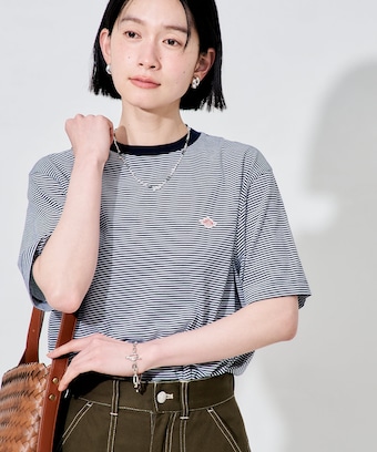k two studios striped 短丈ロンT グレー KIU ポータブル ロンTシャツ 
