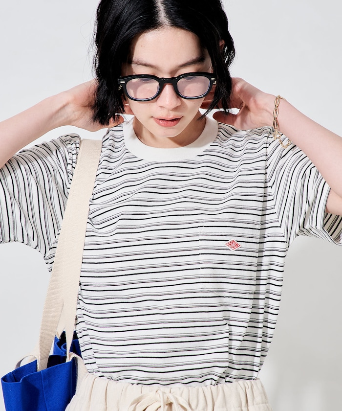 POCKET T-SHIRT BORDER