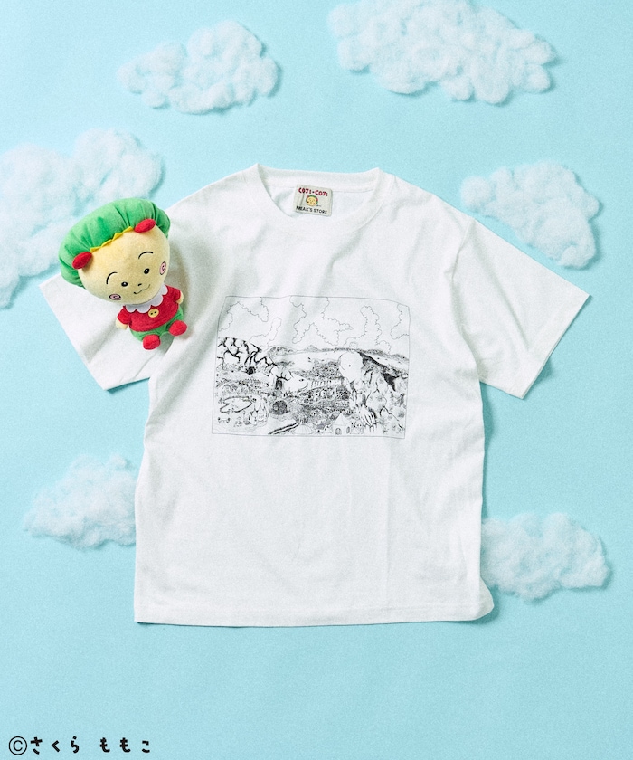 【7月18日12:00発売】COJI-COJI あざらしヶ丘 プリントTシャツ